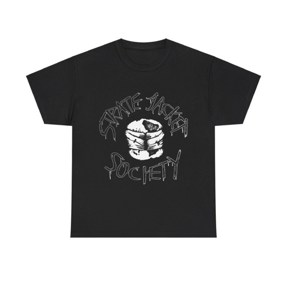Strate Jacket Society Unisex Gift Shirt Rock Unisex Heavy Cotton Tee